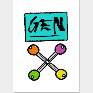 GEN X •Latchkey Kid Posters and Art